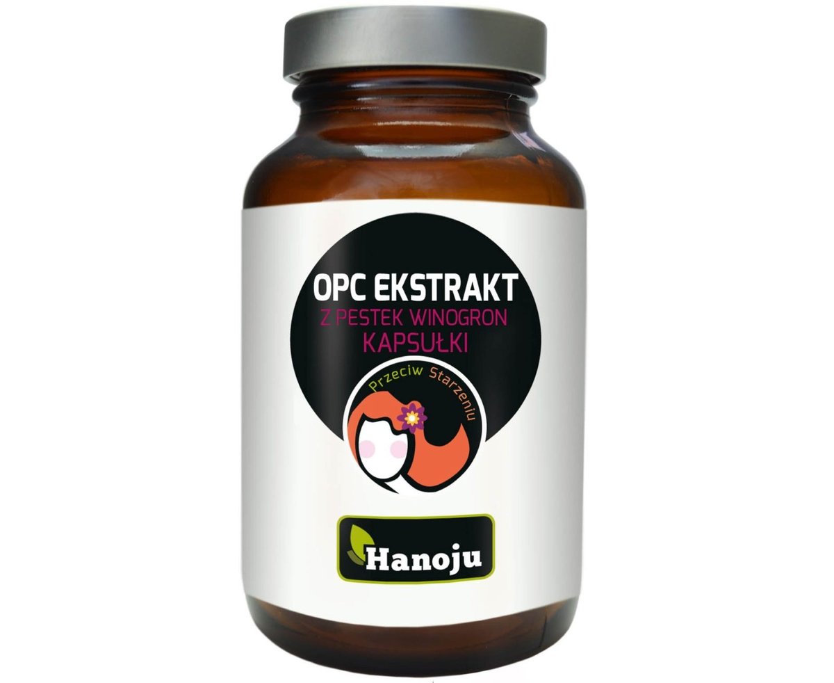 HANOJU Deutschland GmbH OPC ekstrakt z pestek winogron 400mg - Przeciw starzeniu - (150 kapsułek) Hanoju