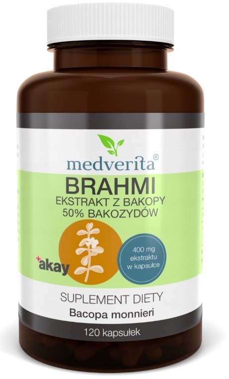 Medverita brahmi 400 mg 120 kapsułek