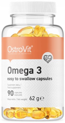 Ostrovit, Omega 3 Easy To Shallow Kwasy Omega, 90 Kap.