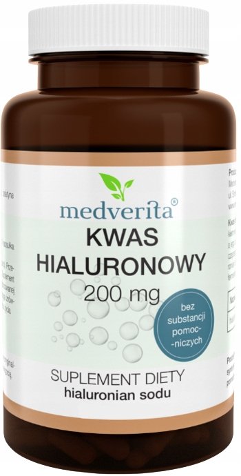 Medverita, Kwas hialuronowy 200 mg, 60 kaps.