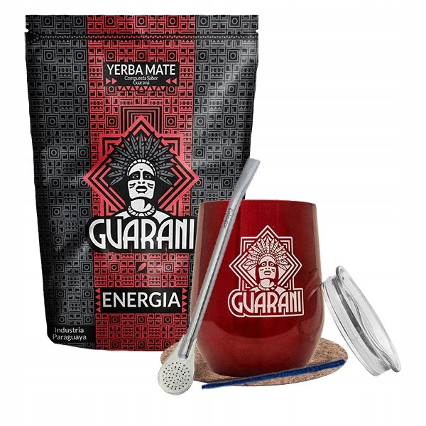 Zestaw Do Yerba Mate Guarani Energia Guarana 500G