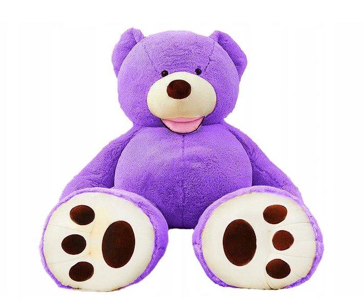 Miś Gustaw, Miś Amigo, Fioletowy, 250Cm