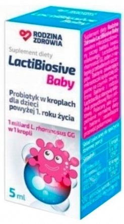 Silesian Pharma Rodzina Zdrowia LactiBiosive Baby krople 5 ml 3477661