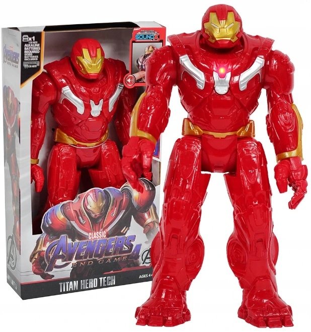 Duża Figurka Hulk Buster 30Cm Avengers Interaktywna