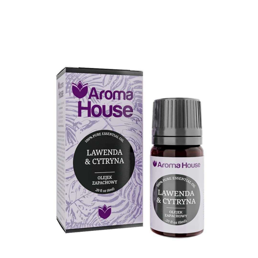 Aroma House LAWENDA CYTRYNA - Olejek zapachowy 6 ml AH_OZ_6ml-LawendaCytryna