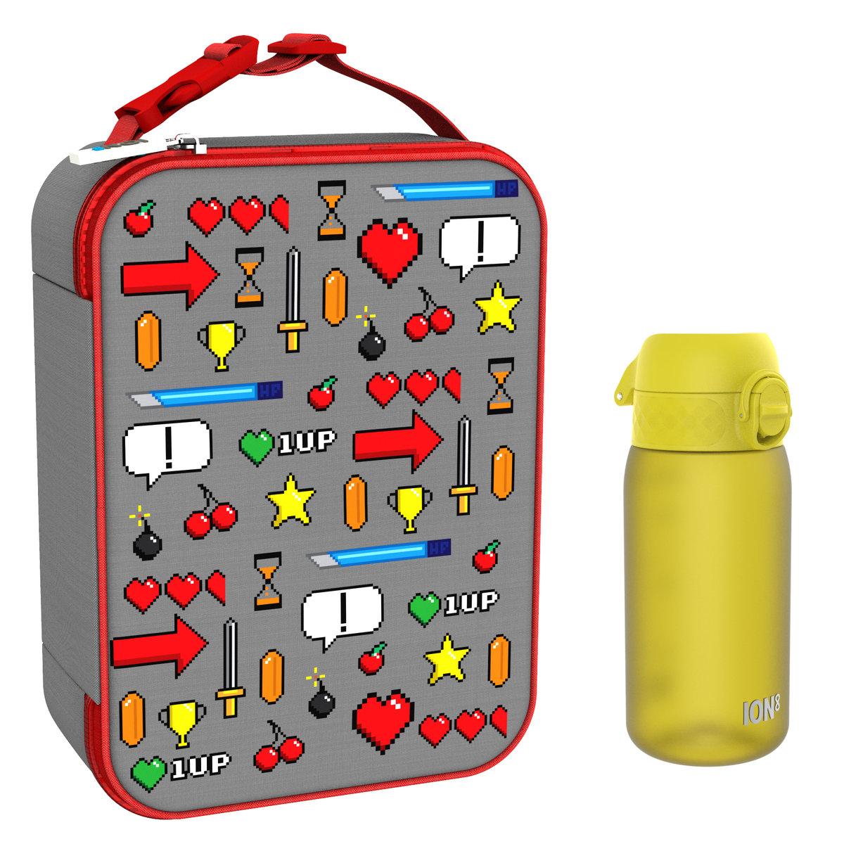 Zestaw Śniadaniowy Do Przedszkola Ion8 Game 11: Lunchbag I8Lbggame I Butelka Ion8 I8Rf350Yel