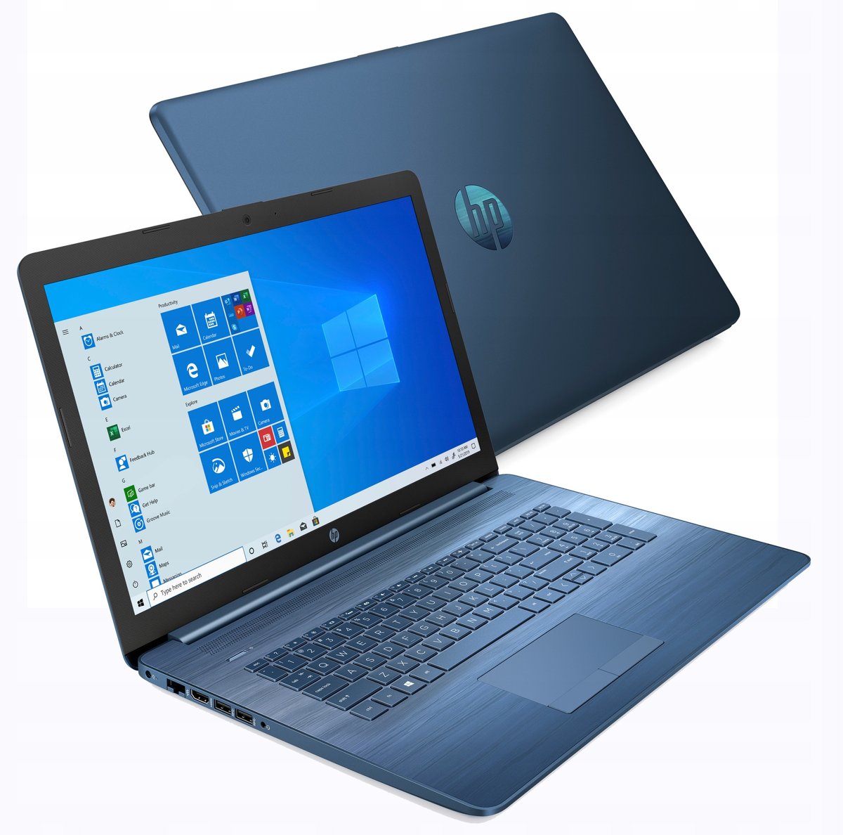 Zdjęcia - Laptop HP   17-by2019ds / 22J78UAR / Intel N4020 / 16GB /SSD 512GB / Intel U 