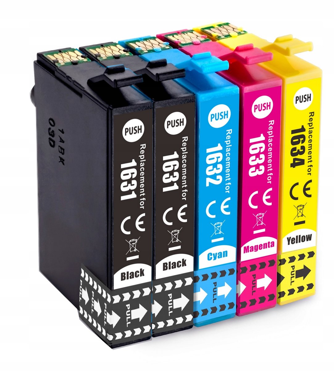 5X Tusze Do T1631 16Xl Wf 2630 2650 2660 2750 2760