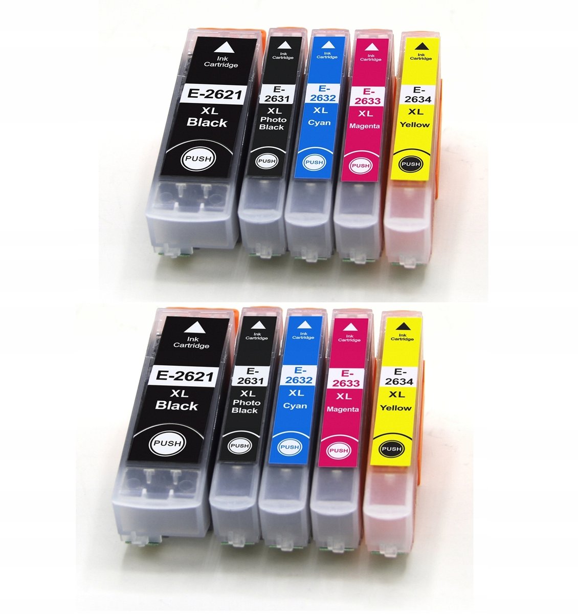 10X Tusze Do T2621 Xp510 Xp600 Xp610 Xp615 Xp700