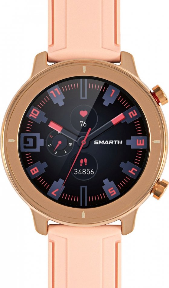 Smartwatch Damski Smarth R4R.SpZłoty Sportowy