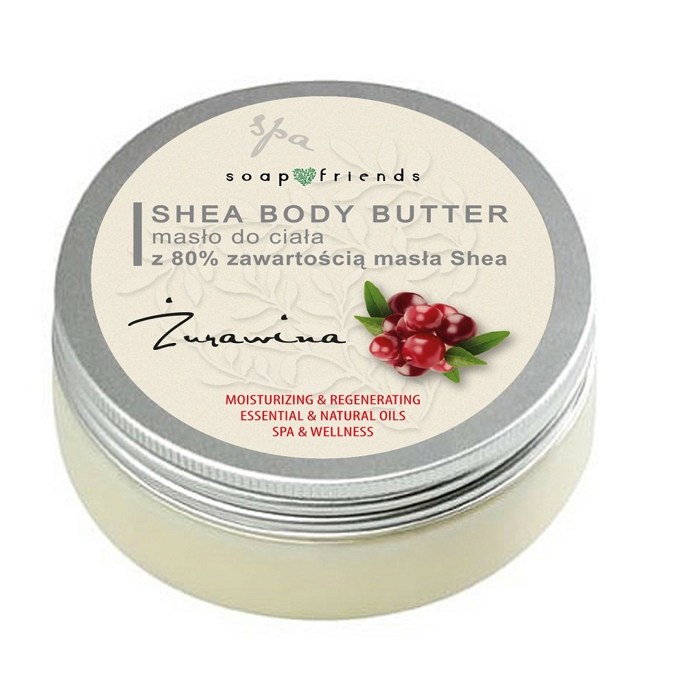 Zdjęcia - Kremy i toniki Secret THE  SOAP STORE Shea Butter 80 masło do ciała Żurawina 200ml 