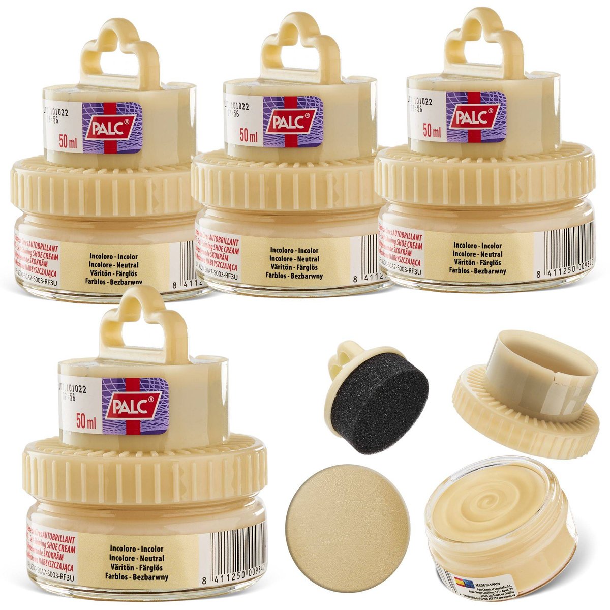 4x PALC PASTA W KREMIE 2W1 Z APLIKATOREM 50ML BEZBARWNA
