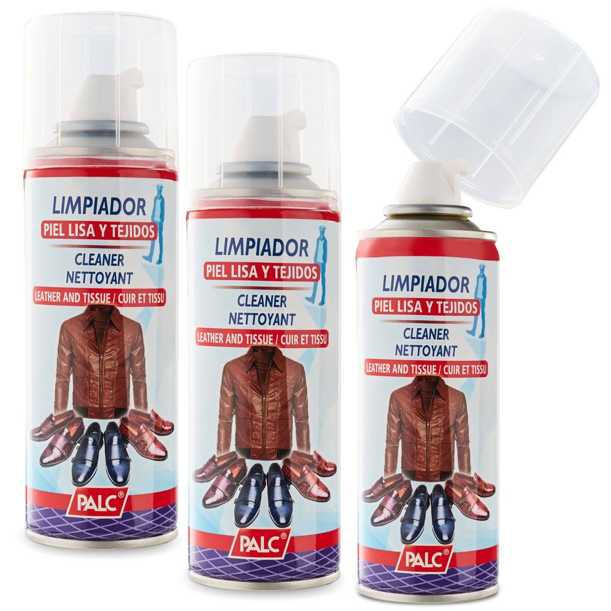 3x SPRAY DO SKÓRY LICOWEJ LIMPIADOR PALC 200ML