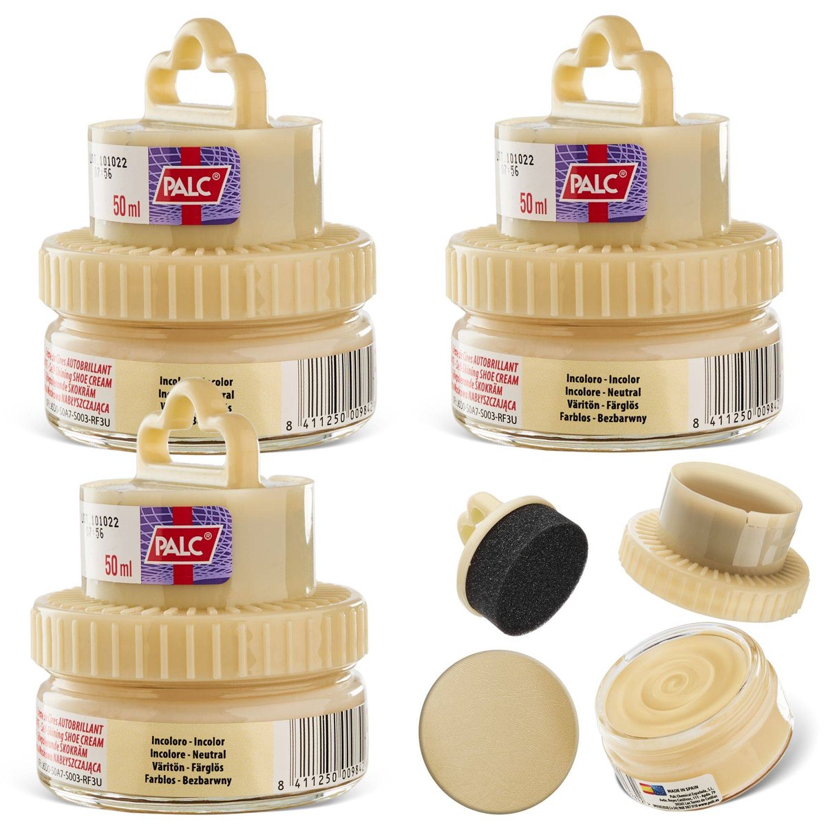 3x PALC PASTA W KREMIE 2W1 Z APLIKATOREM 50ML BEZBARWNA