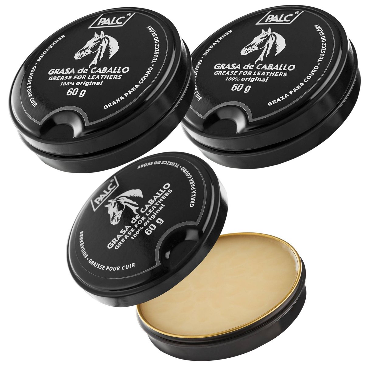 3x PALC TŁUSZCZ DO SKÓR OLEJOWANYCH I WOSKOWANYCH PALC 60G