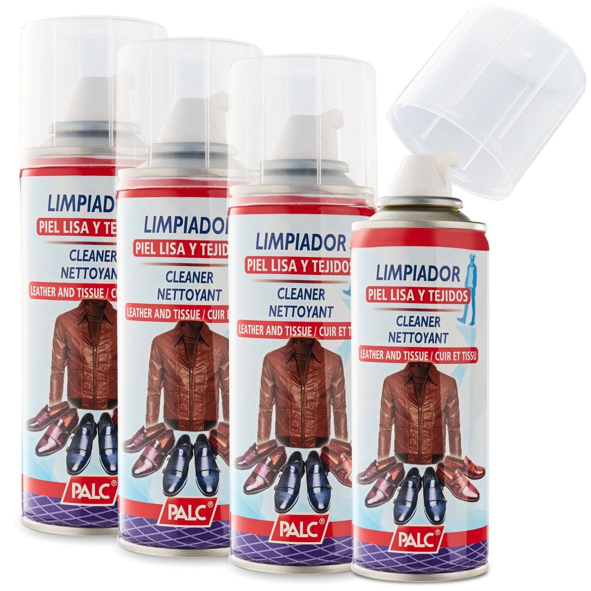 4x SPRAY DO SKÓRY LICOWEJ LIMPIADOR PALC 200ML