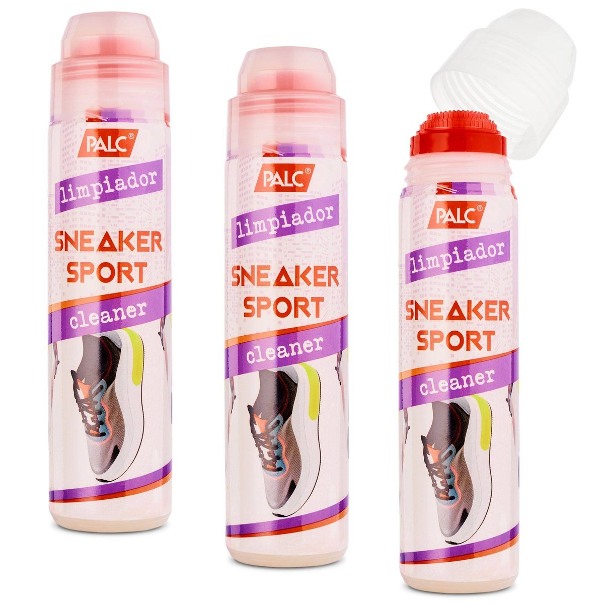 3X PALC PŁYN SNEAKER SPORT CLEANER 100ML