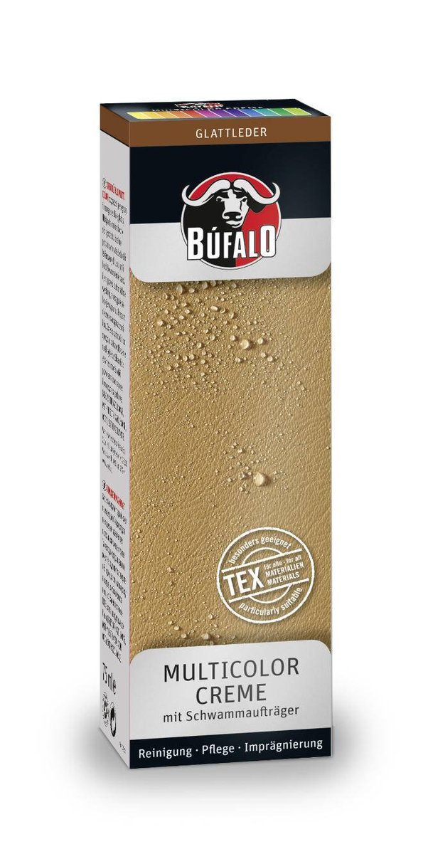 BUFALO MULTI COLOR CREME KREM DO CZYSZCZENIA SKÓR GŁADKICH 75 ml BEZBARWNY