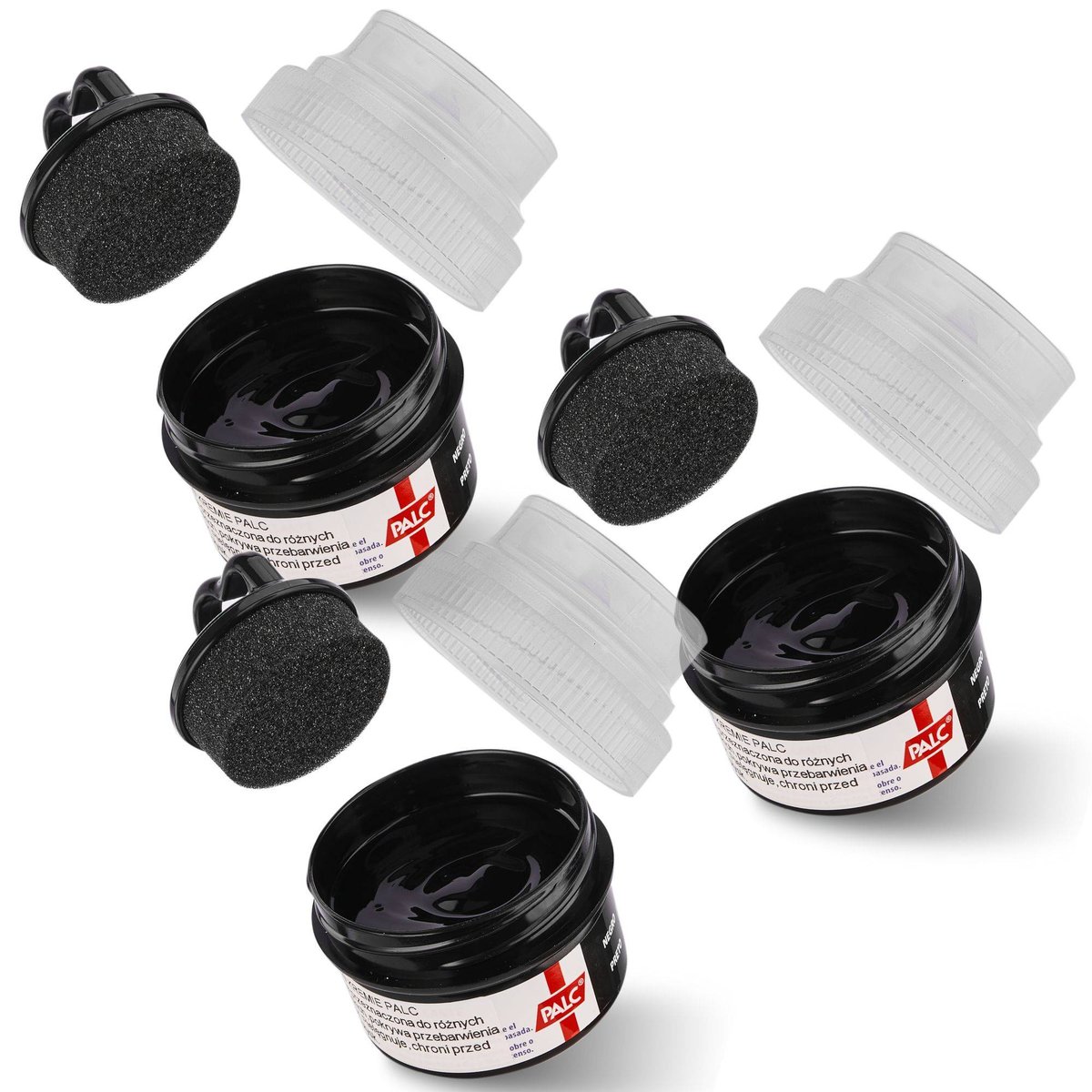 3x PALC PASTA Z APLIKATOREM 50ML CZARNA