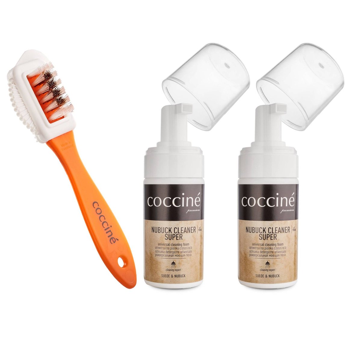 3W1 COCCINE NUBUCK 2X CLEANER 100 ml + SZCZOTKA 621/6
