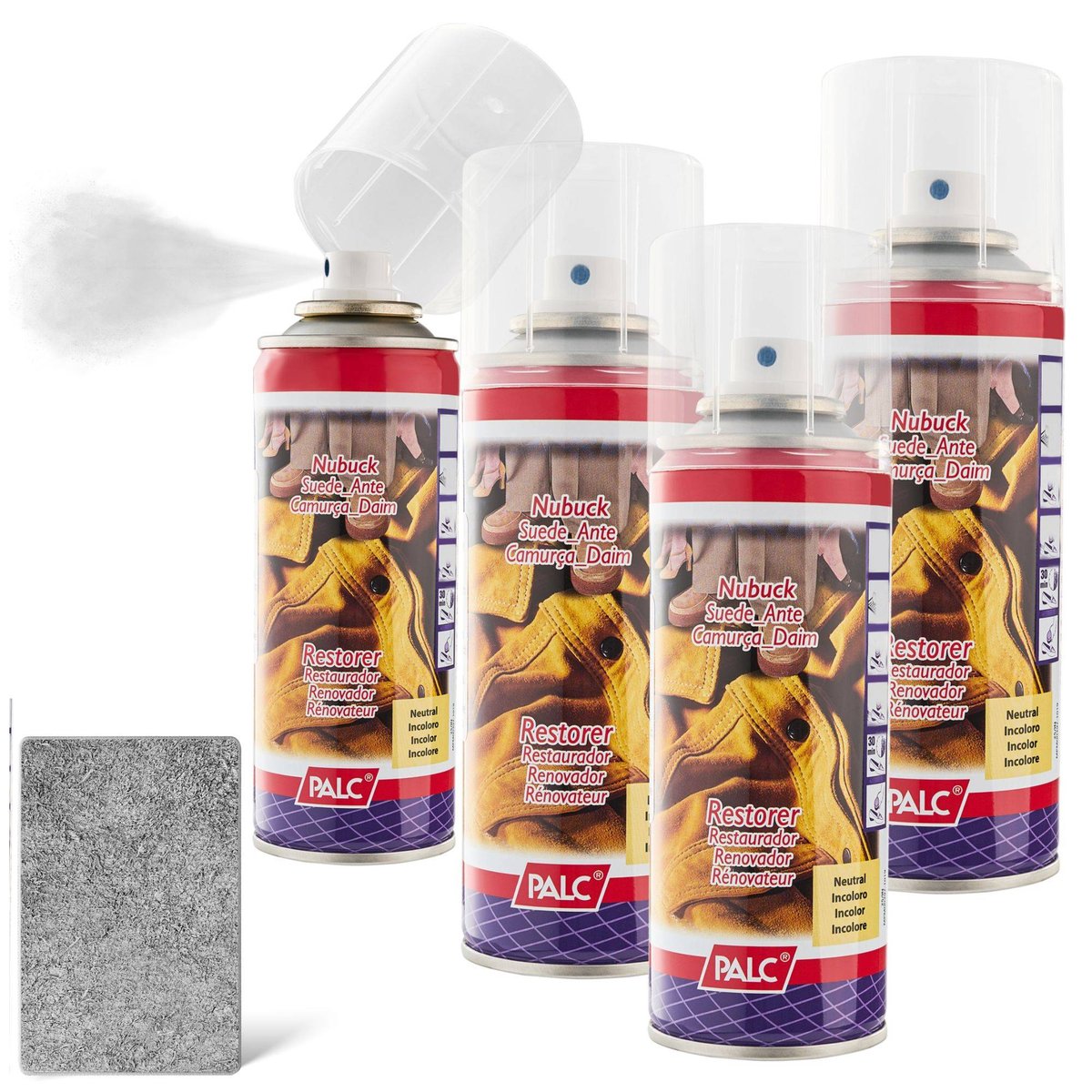 4X Spray Do Zamszu I Nubuku Palc 200 Ml Bezbarwny