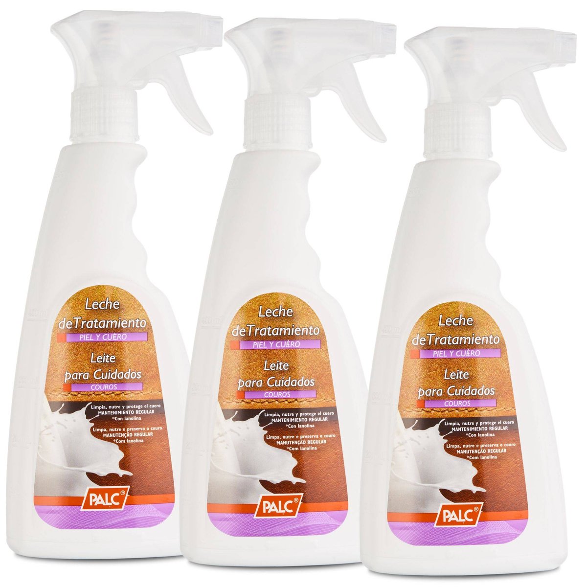 3x PALC MLECZKO DO CZYSZCZENIA I PIELĘGNACJI SPRAY 500 ML