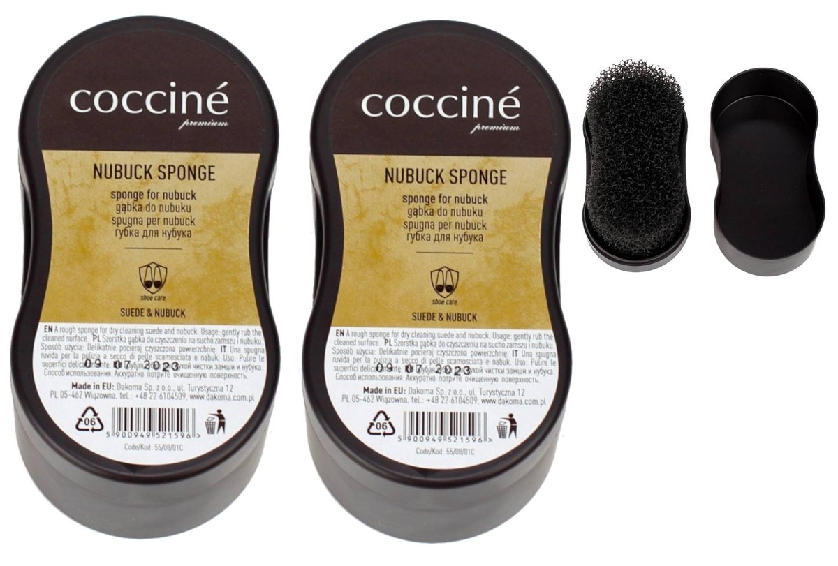 ZES 2X CZYŚCIK DO ZAMSZU NA SUCHO - NUBUCK SPONGE