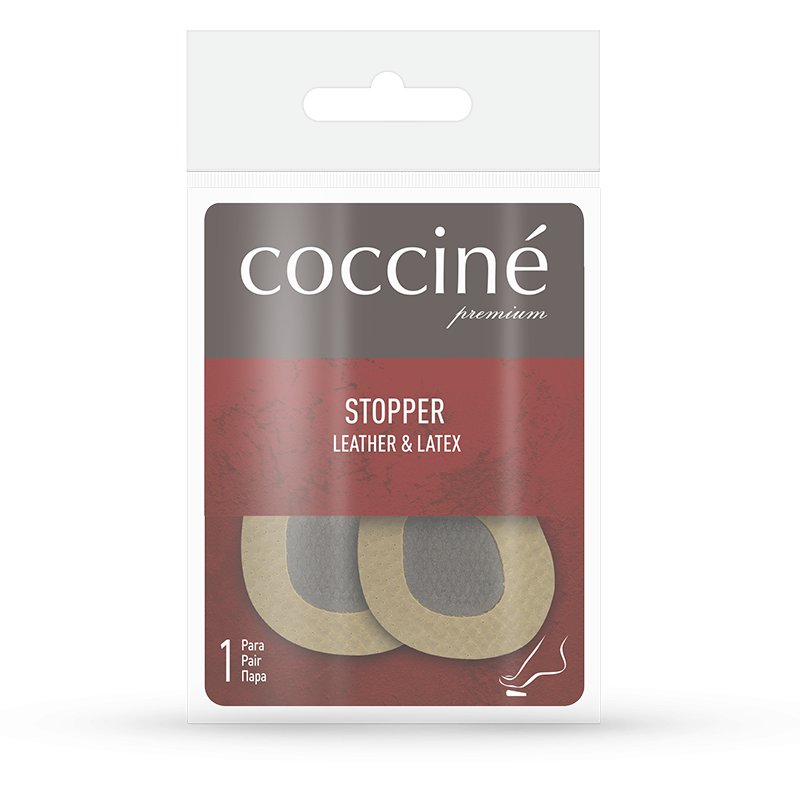 COCCINÉ HAMULEC STOPY STOPPER LATEX&LEATHER BEŻ