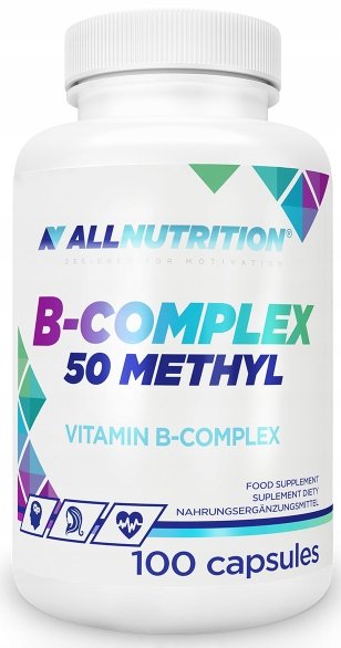 Фото - Вітаміни й мінерали AllNutrition B-complex 50 Methyl, Kapsułki 