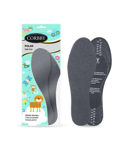 Wkładki polarowe zimowe ocieplające dla dzieci r. 22-35
