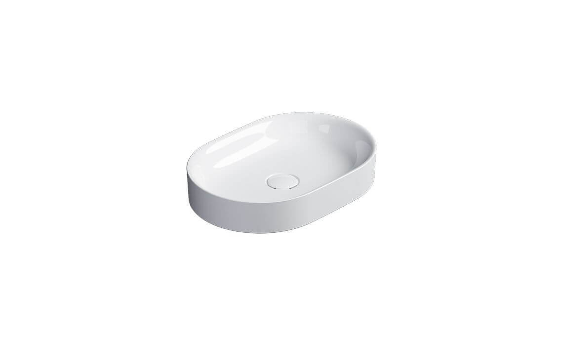 Catalano Horizon Umywalka nablatowa 50x35 cm biały połysk 150AHZ00