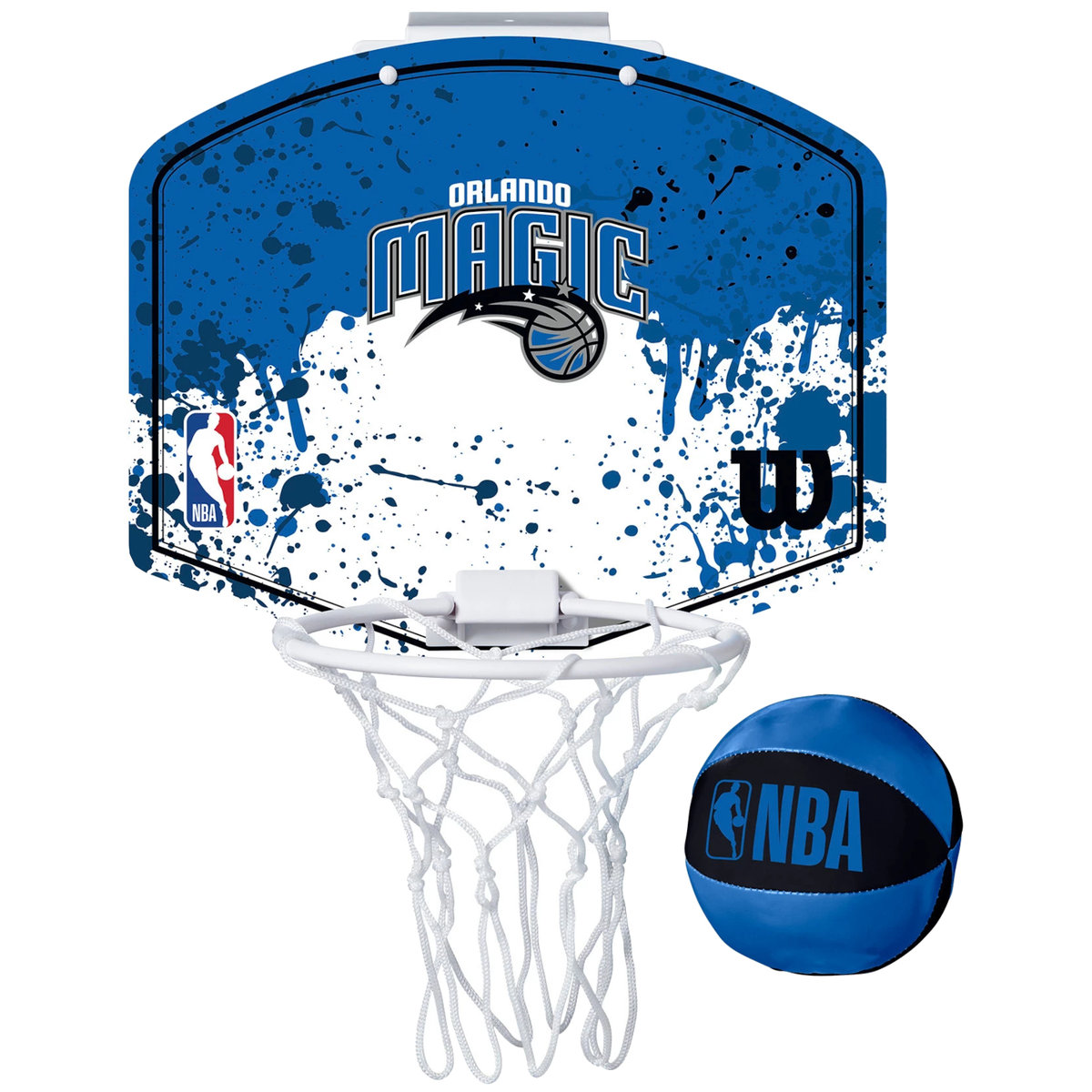 Wilson NBA Team Orlando Magic Mini Hoop WTBA1302ORL, Kobieta/Mężczyzna, Tablica do koszykówki, Niebieski