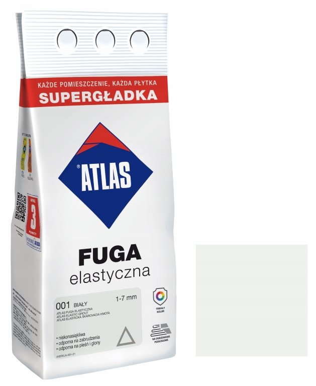 Zdjęcia - Fuga FUGA elastyczna 001 biały 2 kg 