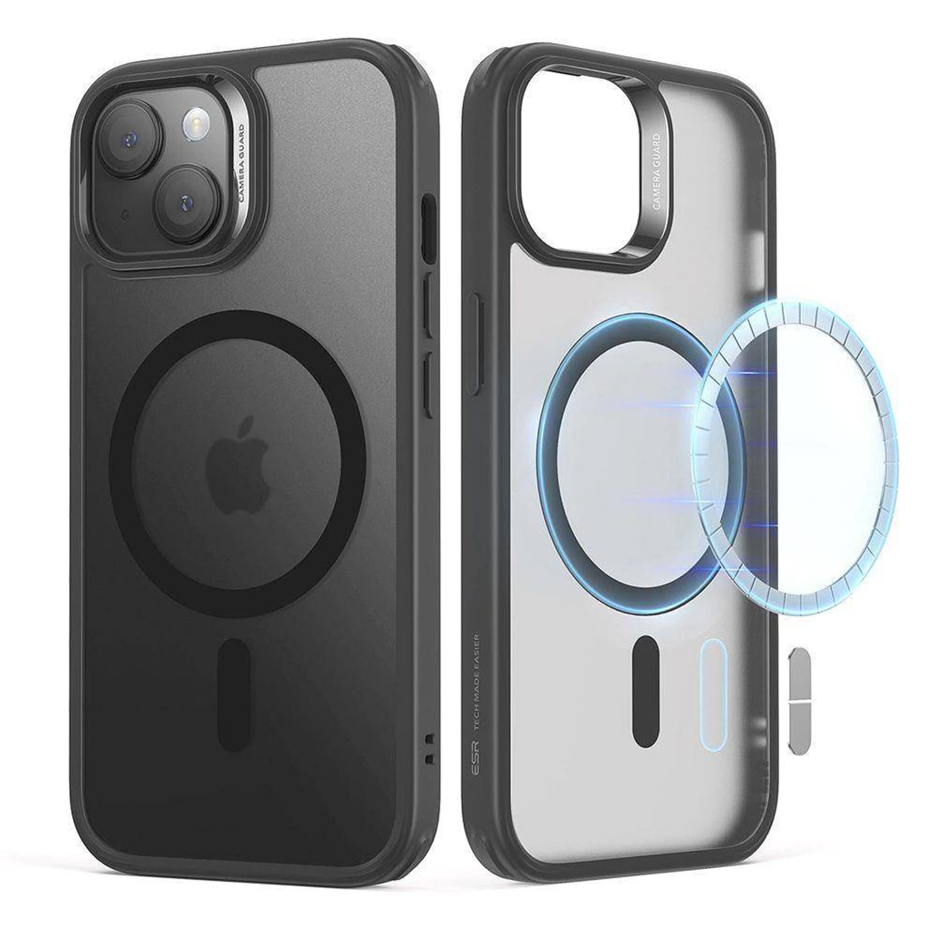 Etui APPLE IPHONE 15 ESR CH Halolock MagSafe czarne