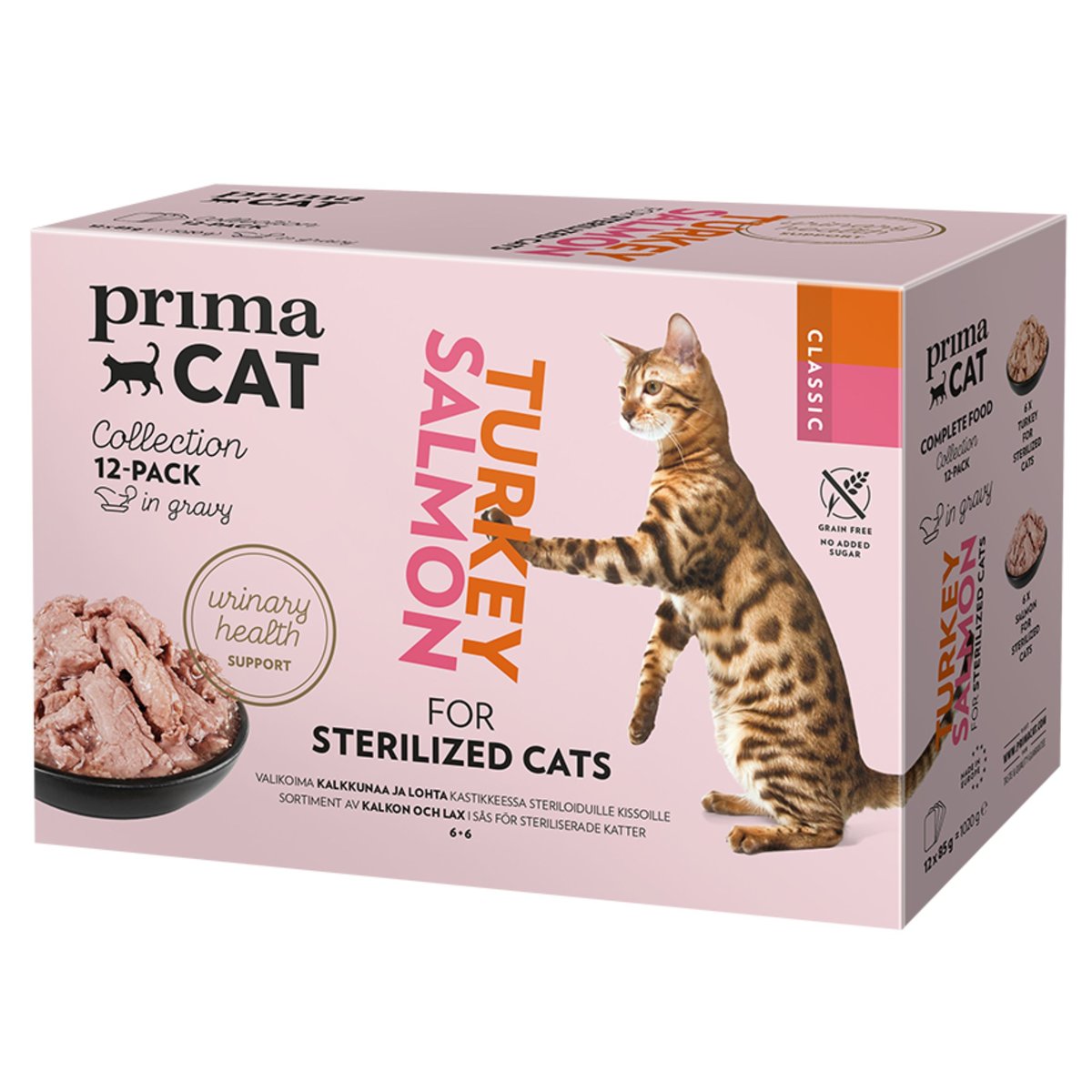 PrimaCat Classic Sterilized Collection Karma dla kotów 12x85g
