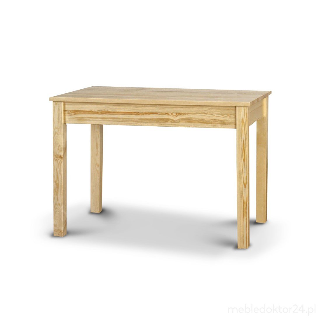 Stół sosnowy 110x60, kolor  sosny naturalnej lakierowanej, MEBLE DOKTÓR