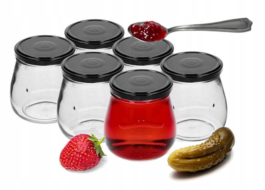 Słoiki Na Przetwory Z Zakrętkami 6 Szt 500 Ml