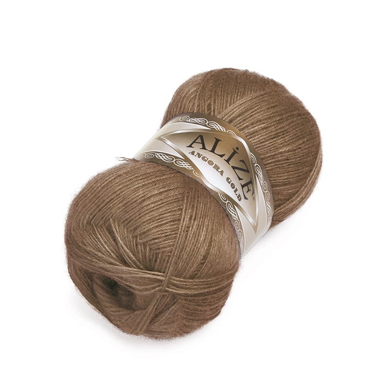 Włóczka Alize Angora Gold nr 466 brązowy
