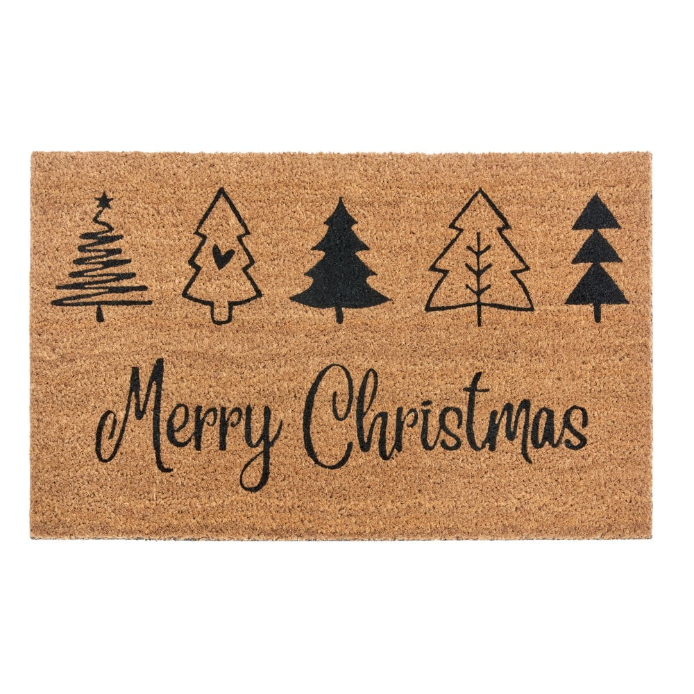 Wycieraczka z włókna kokosowego ze świątecznym motywem 45x75 cm – Hanse Home