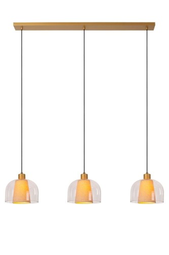 Gunhild lampa wisząca 3xE27 złota 30460/03/60
