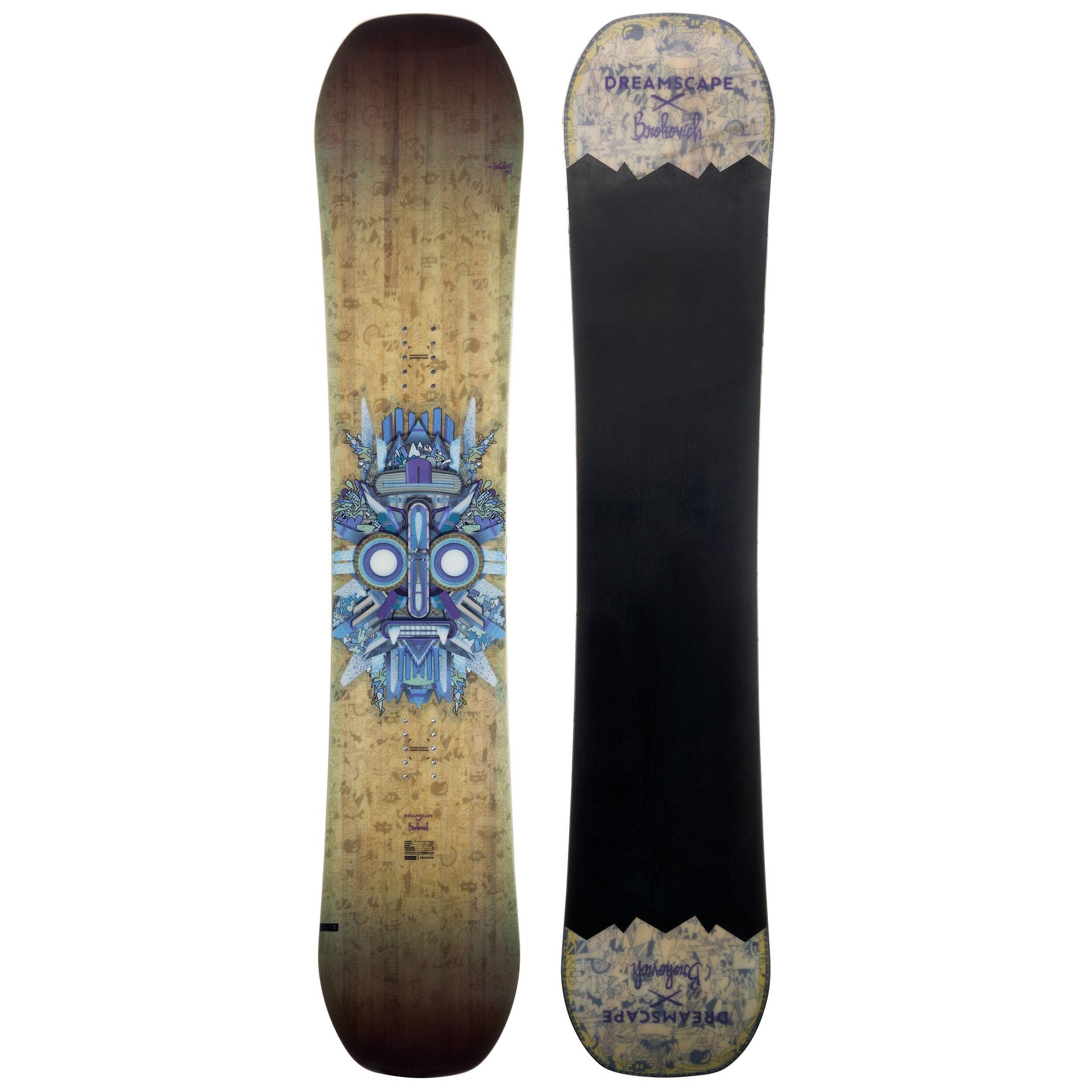 Deska snowboardowa męska Dreamscape Endzone 500 Brokovich freestyle & all mountain