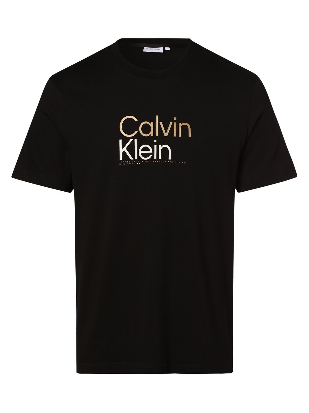 Calvin Klein - T-shirt męski, czarny