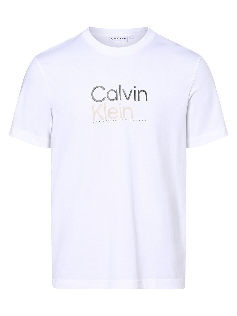 Calvin Klein - T-shirt męski, biały