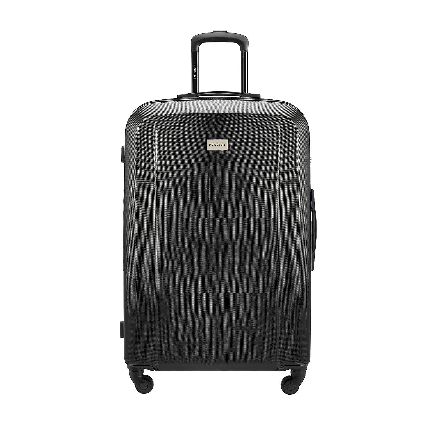 Walizka duża twarda PUCCINI MANCHESTER, czarna, 50,5 x 30 x 77 cm