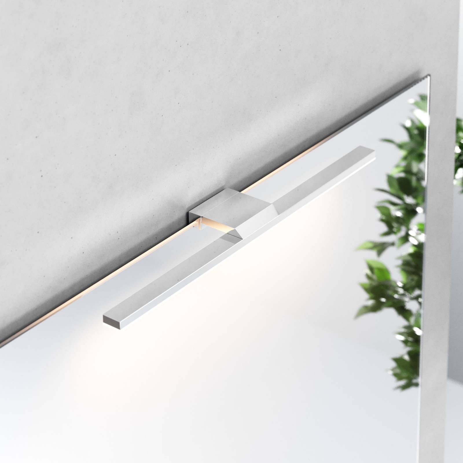 MCJ Oświetlenie lustra LED Triga, chrom, 40cm, 4 000 K