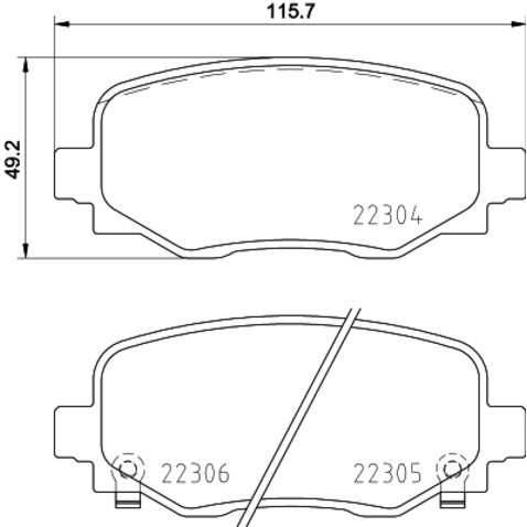 Klocki hamulcowe - komplet BREMBO P 23 177X  w 24 h. Do 100 dni na zwrot. 100 tys. Klientów.