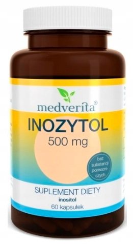 Medverita, Inozytol 500mg witamina B8, 60 kaps.