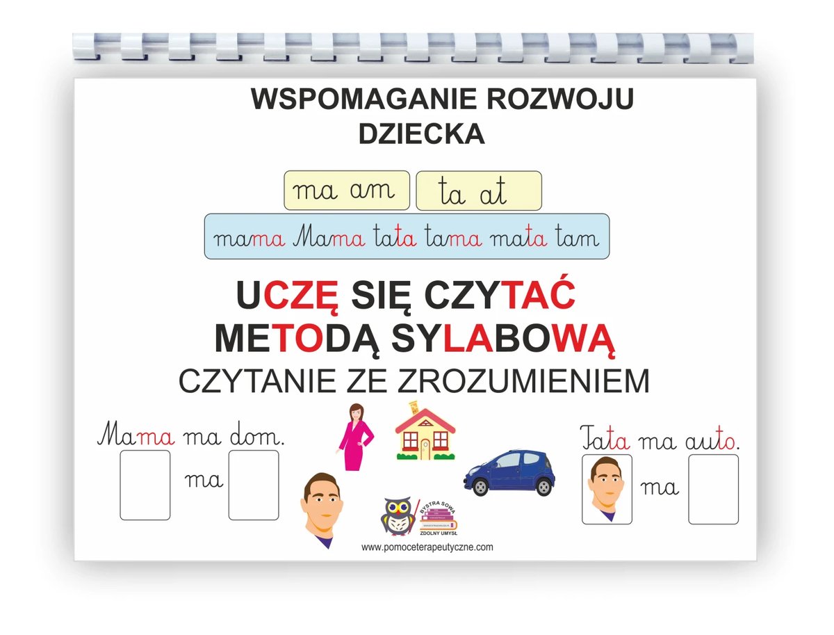 Uczę się czytać metodą sylabową. Czytanie ze zrozumieniem