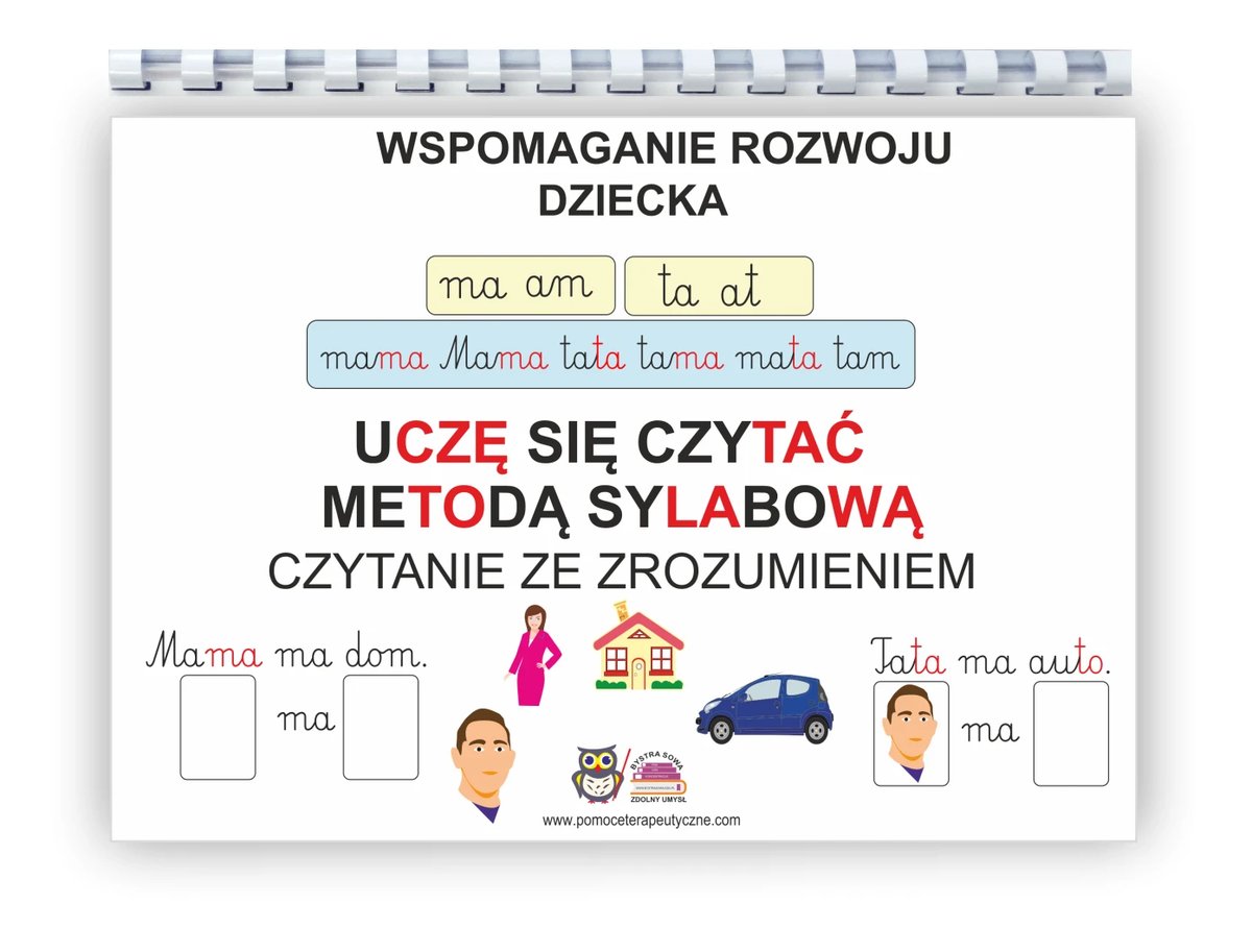 Uczę się czytać metodą sylabową. Czytanie ze zrozumieniem