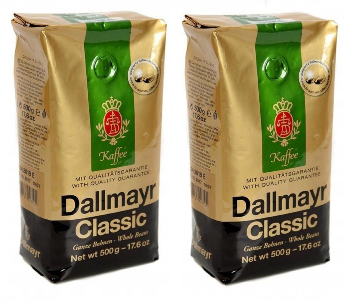 2x Kawa ziarnista Dallmayr Classic 500 g